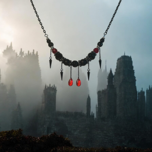 The Tears of Blood Necklace - 21"