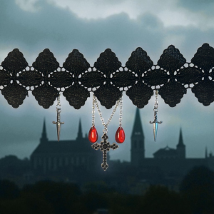 The Midnight Vow Choker - 12"-15"