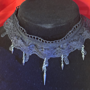 Dangerous Lace Choker - 11.5" to 14.5"